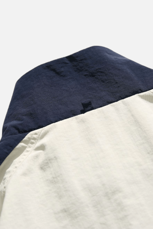 Style Core Aesthetics, New Style Trends Colorblock Stand Collar Jacket