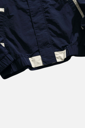 Style Core Aesthetics, New Style Trends Colorblock Stand Collar Jacket