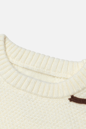 Style Core Aesthetics, New Style Trends Colorblock Stitch Knit Sweater