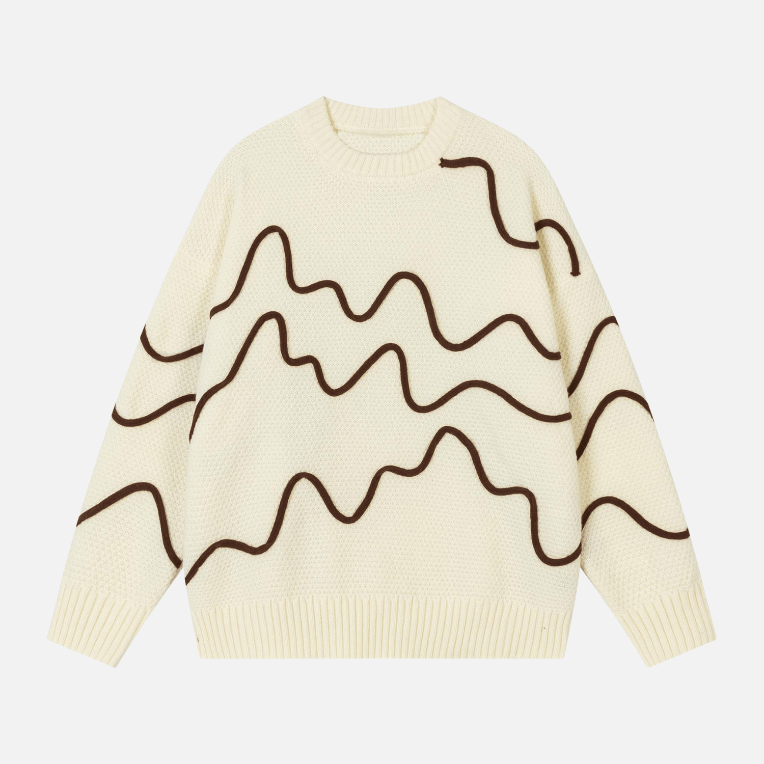 Style Core Aesthetics, New Style Trends Colorblock Stitch Knit Sweater