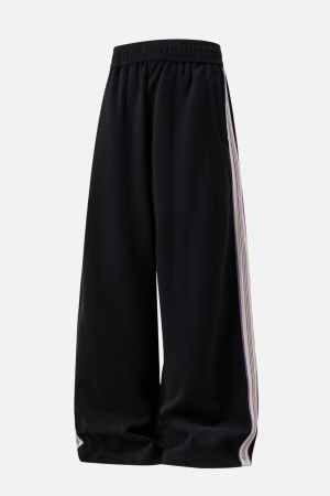 Style Core Aesthetics, New Style Trends Colorblock Stripe Casual Pants