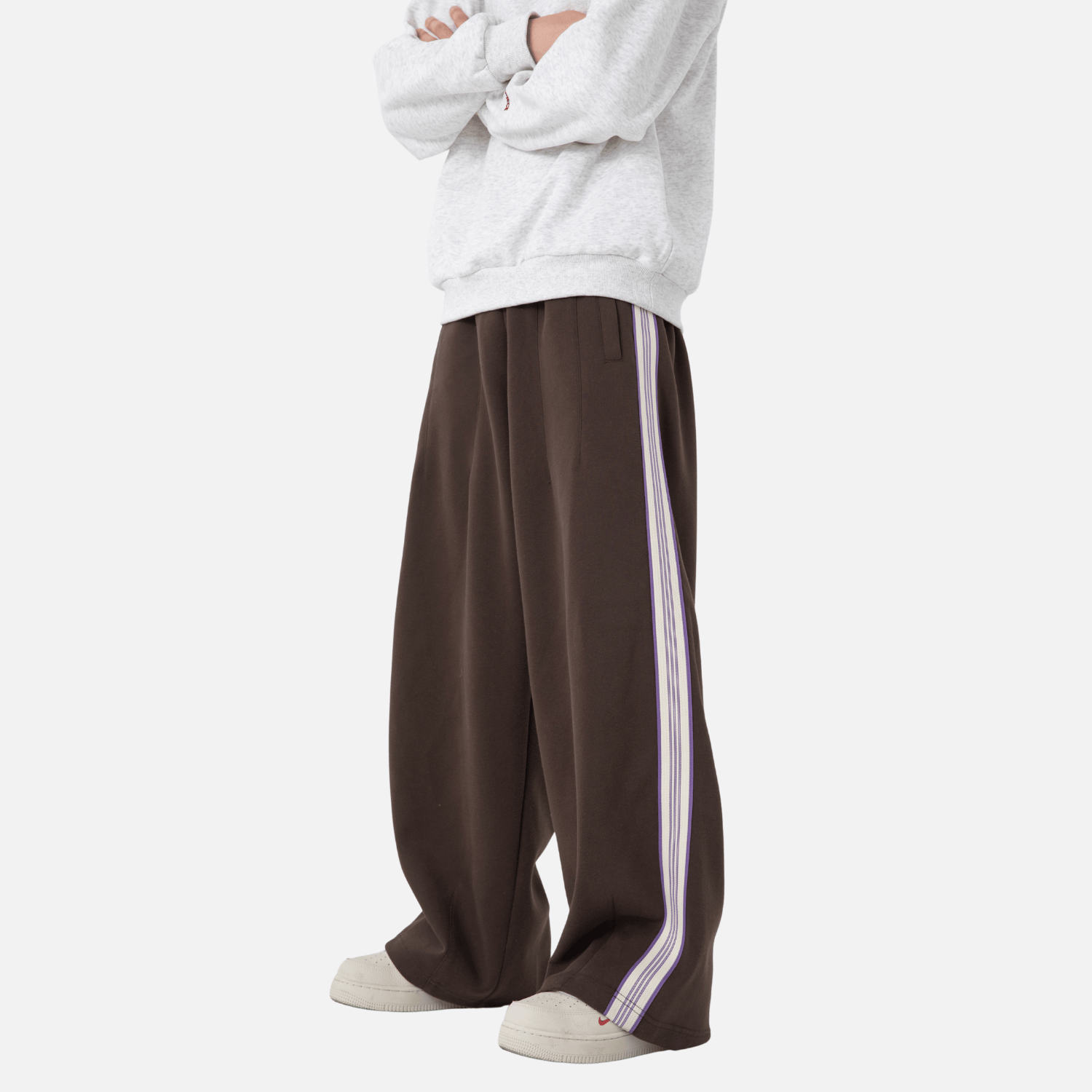 Style Core Aesthetics, New Style Trends Colorblock Stripe Casual Pants Style Core Aesthetics, New Style Trends Colorblock Stripe Casual Pants