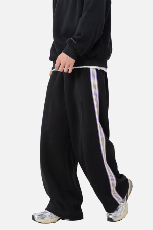 Style Core Aesthetics, New Style Trends Colorblock Stripe Casual Pants