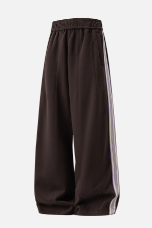 Style Core Aesthetics, New Style Trends Colorblock Stripe Casual Pants