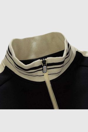 Style Core Aesthetics, New Style Trends Colorblock Track Jacket