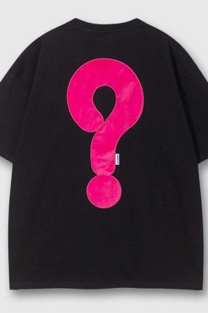 Style Core Aesthetics, New Style Trends Colorful Question Tee
