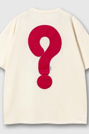 Style Core Aesthetics, New Style Trends Colorful Question Tee