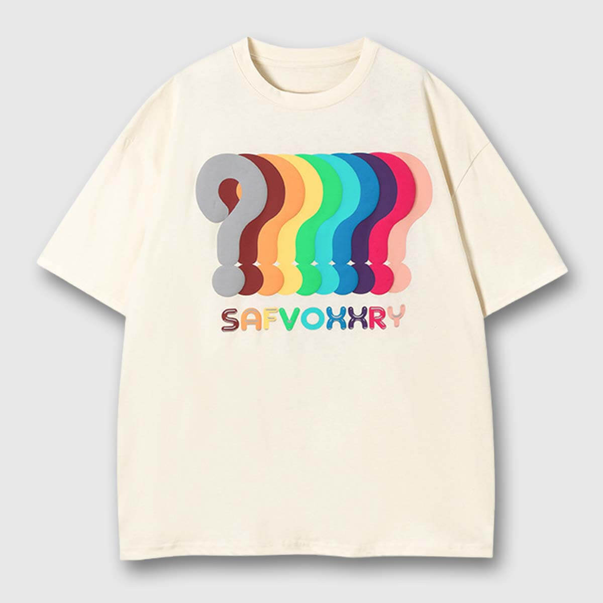 Style Core Aesthetics, New Style Trends Colorful Question Tee