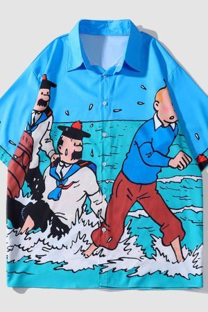 Style Core Aesthetics, New Style Trends Comic Printed Shirts