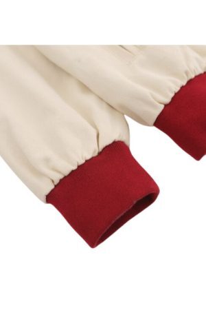 Style Core Aesthetics, New Style Trends Contrast Baseball Jacket