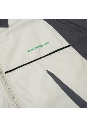 Style Core Aesthetics, New Style Trends Contrast Double End Zipper Shirts