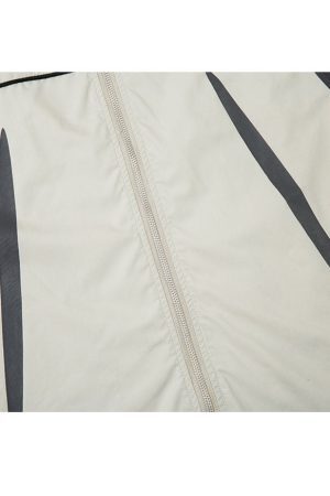 Style Core Aesthetics, New Style Trends Contrast Double End Zipper Shirts