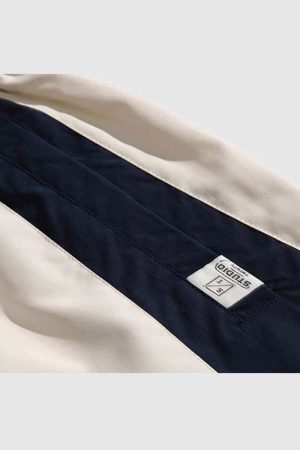 Style Core Aesthetics, New Style Trends Contrast Panel Jogger Pants