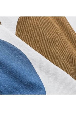 Style Core Aesthetics, New Style Trends Contrast Patchwork Jacket