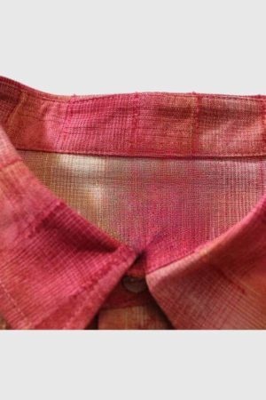 Style Core Aesthetics, New Style Trends Contrast Patchwork Plaid Shirts