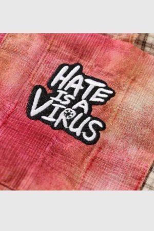 Style Core Aesthetics, New Style Trends Contrast Patchwork Plaid Shirts