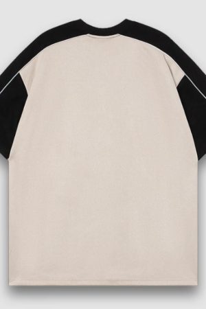 Style Core Aesthetics, New Style Trends Contrast Racing Style Tee