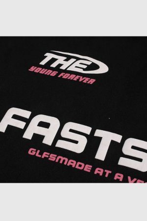 Style Core Aesthetics, New Style Trends Contrast Racing Style Tee