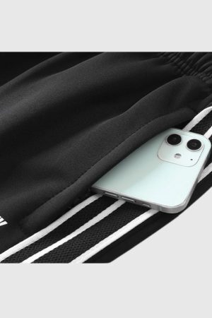 Style Core Aesthetics, New Style Trends Contrast Straps Jacket Set