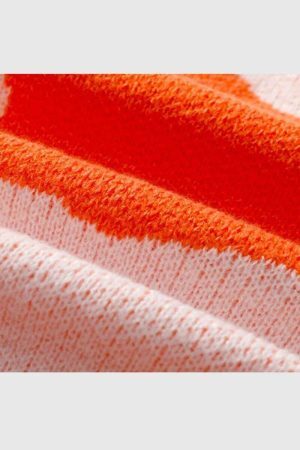 Style Core Aesthetics, New Style Trends Contrasting Colors Knit Sweater