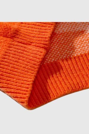 Style Core Aesthetics, New Style Trends Contrasting Colors Knit Sweater