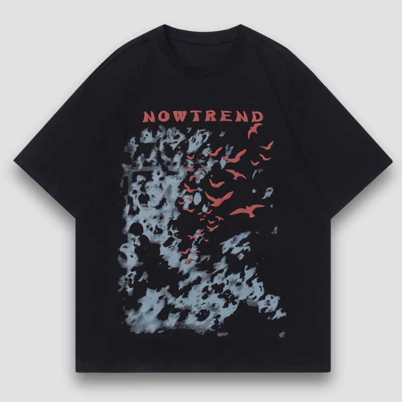 Style Core Aesthetics, New Style Trends Cotton Graffiti Print T-shirt