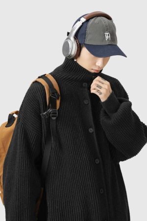 Style Core Aesthetics, New Style Trends Cozy Button-Up Cardigan Sweater