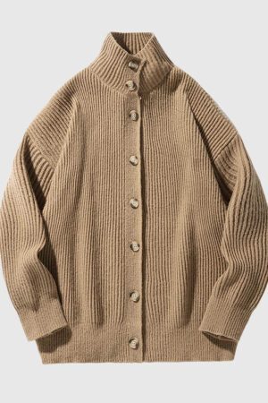 Style Core Aesthetics, New Style Trends Cozy Button-Up Cardigan Sweater