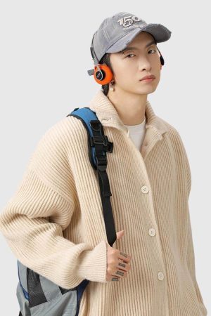 Style Core Aesthetics, New Style Trends Cozy Button-Up Cardigan Sweater