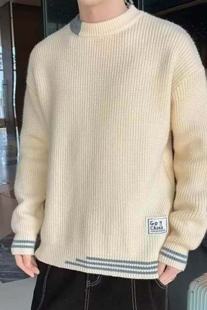 Style Core Aesthetics, New Style Trends Cozy Oversized Knit Sweater