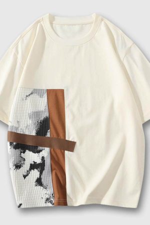 Style Core Aesthetics, New Style Trends Creative Stripe Tee