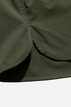 Style Core Aesthetics, New Style Trends Curved Hem Pocket Shorts
