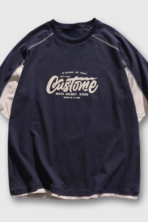 Style Core Aesthetics, New Style Trends Custom Print Oversized T-Shirt