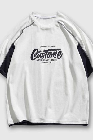 Style Core Aesthetics, New Style Trends Custom Print Oversized T-Shirt