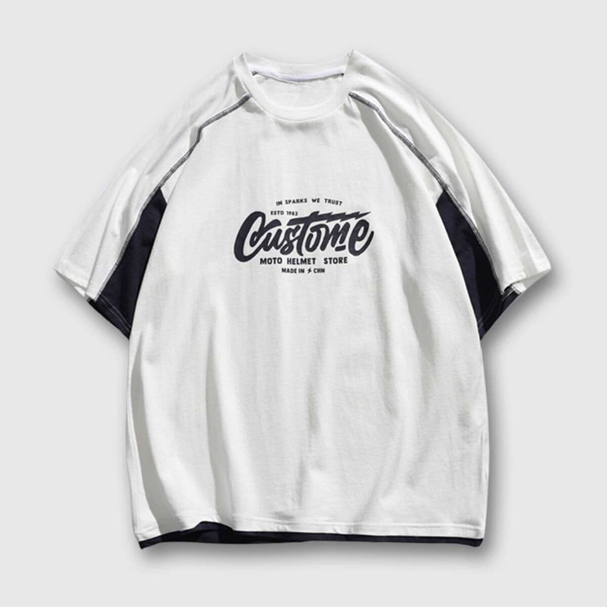 Style Core Aesthetics, New Style Trends Custom Print Oversized T-Shirt