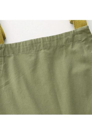 Style Core Aesthetics, New Style Trends Cute Cargo Dungarees + Mini Bag