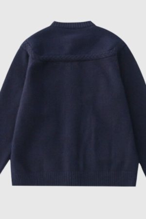 Style Core Aesthetics, New Style Trends Cute Cartoon White Chicken Sweater Cardigan