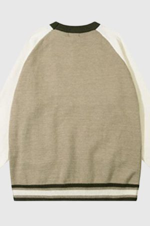 Style Core Aesthetics, New Style Trends Cute Dinosaur Pattern Patch Pocket Pullover