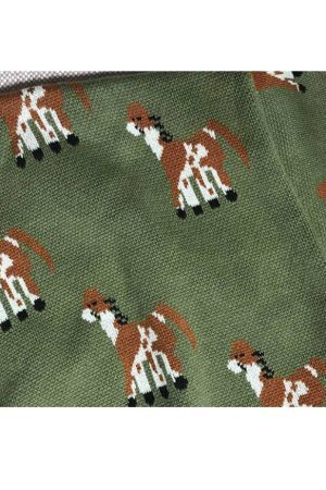 Style Core Aesthetics, New Style Trends Cute Dog Pattern Cardigan Sweater