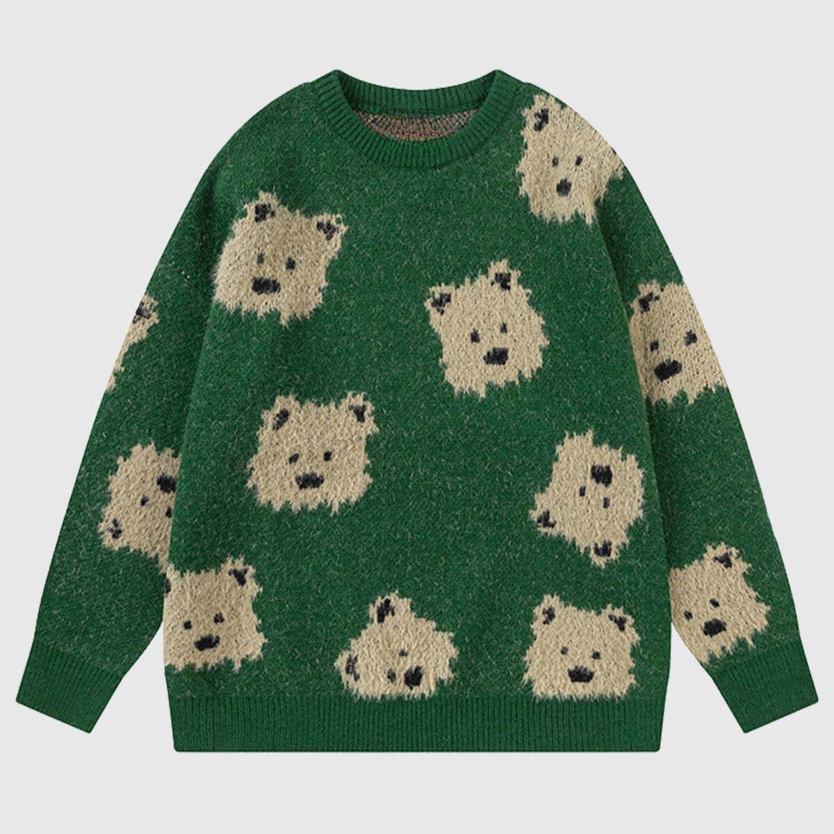 Style Core Aesthetics, New Style Trends Cute Dog Pattern Sweater