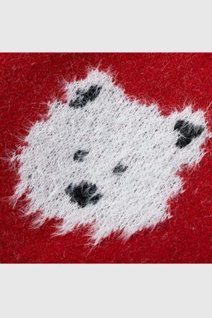 Style Core Aesthetics, New Style Trends Cute Dog Pattern Sweater