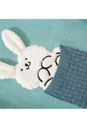 Style Core Aesthetics, New Style Trends Cute Pocket Rabbit Knit Sweater