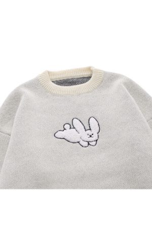 Style Core Aesthetics, New Style Trends Cute Puppy Embroidered Pullover