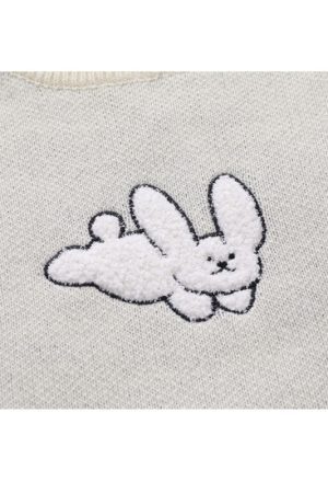 Style Core Aesthetics, New Style Trends Cute Puppy Embroidered Pullover