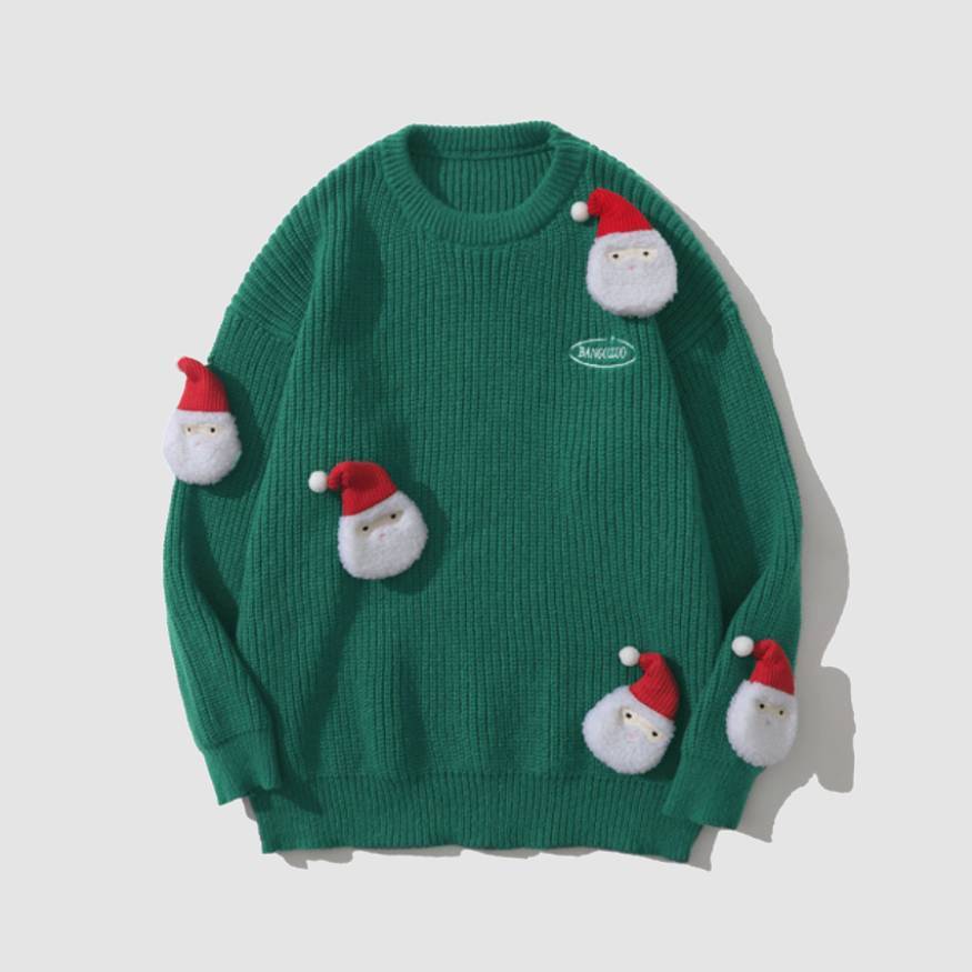 Style Core Aesthetics, New Style Trends Cute Santa Doll Sweater