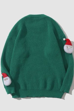 Style Core Aesthetics, New Style Trends Cute Santa Doll Sweater