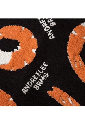 Style Core Aesthetics, New Style Trends Cute Shrimp Pattern Sweater