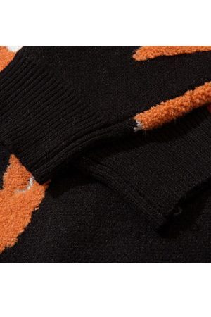 Style Core Aesthetics, New Style Trends Cute Shrimp Pattern Sweater