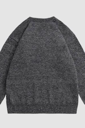 Style Core Aesthetics, New Style Trends Dancing Goat Pattern Sweater