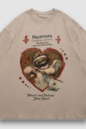 Style Core Aesthetics, New Style Trends Deliver Your Heart Print Tee